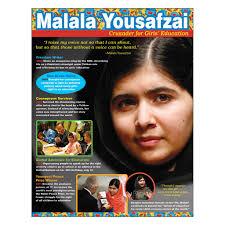 Malala Yousafzai Learning Chart