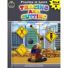 Practice To Learn: Tracing & Cutting Prek-k