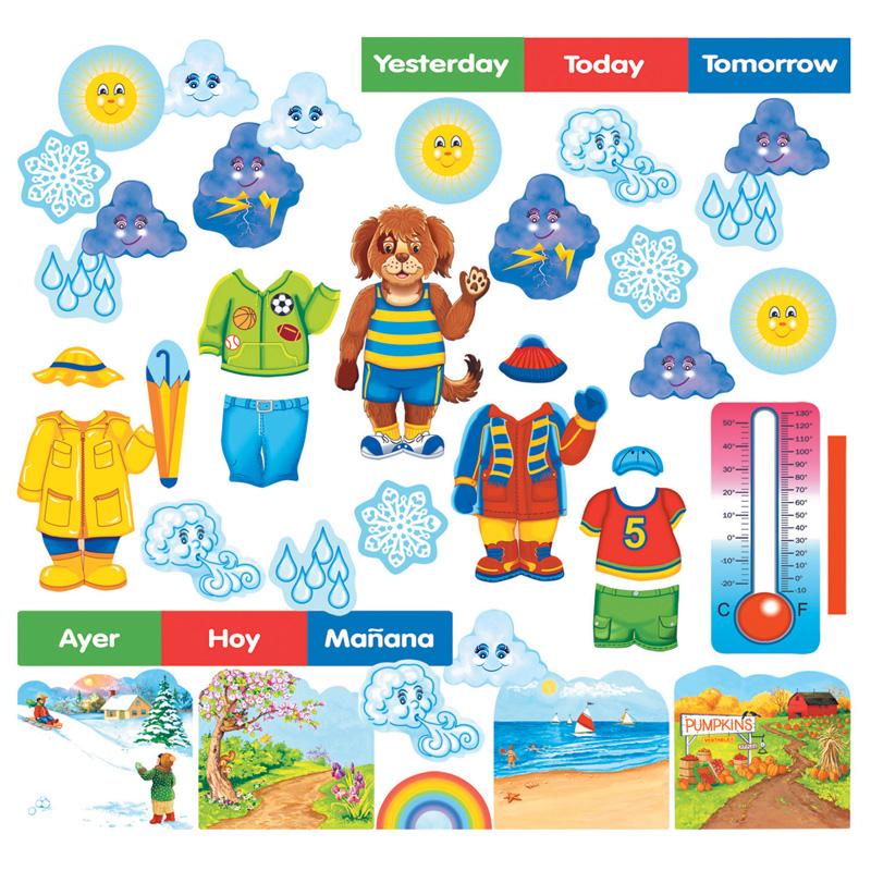Wally The Weather Dog Flannelboard Set