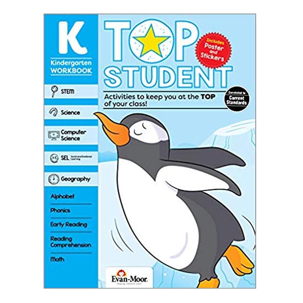 Top Student Kindergarten Workbook