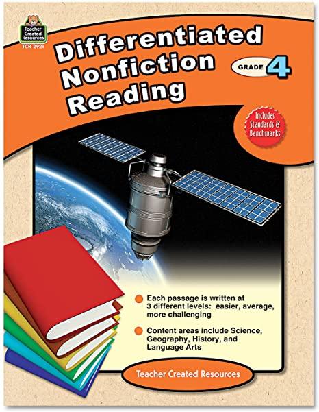 Teacher Created Resources Grade 4 Differentiated Reading Book Printed Book