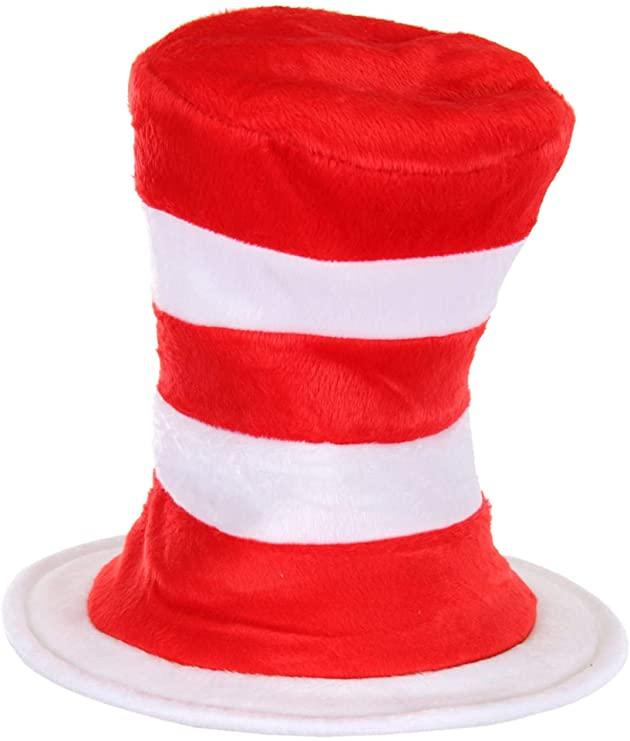 Cat in the Hat Deluxe Velboa Adult Hat