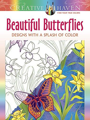 Creative Haven Beautiful Butterflies Coloring Bk
