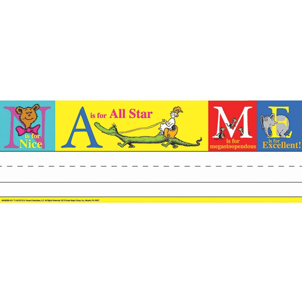 Dr. Seuss Abc Tented Name Plates