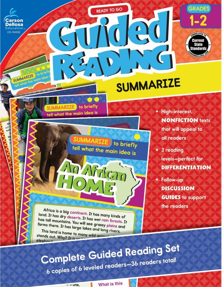  Guided Reading Summarize Grade 1- 2 Resource Book