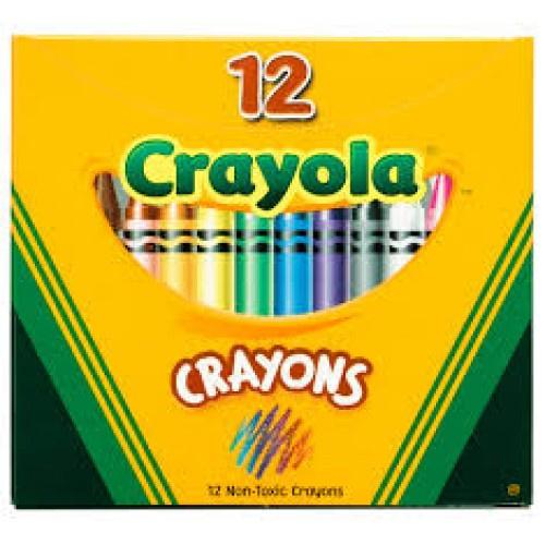 Crayola Crayons 12ct, Tuck Box