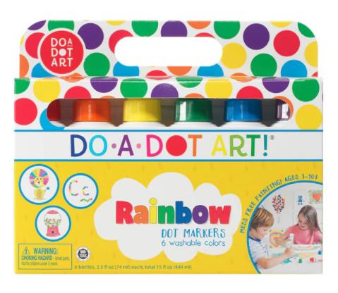 DO-A-DOT MARKERS RAINBOW PACK 6 CNT