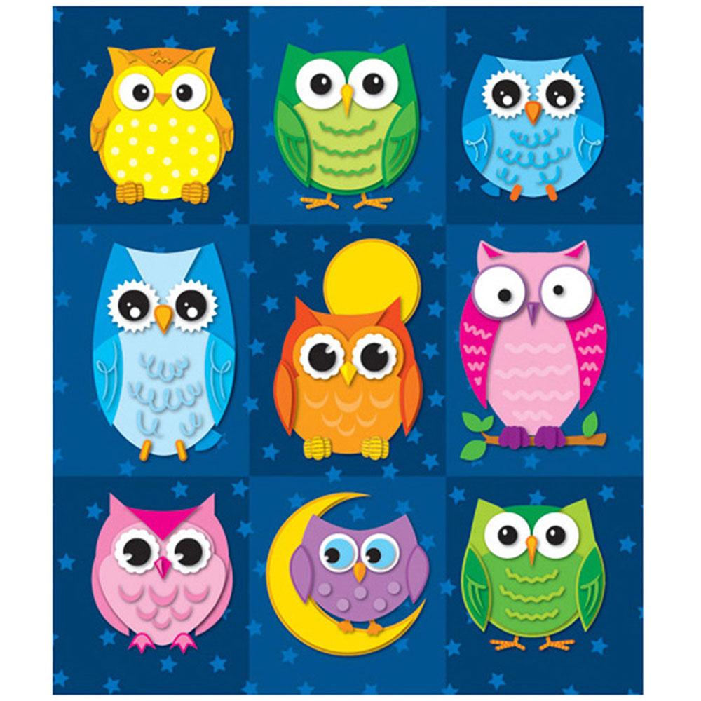 Colorful Owls Prize Pack Stickers