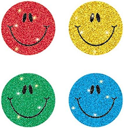  Smiley Face Dazzle Multi.Stickers 440 Pk