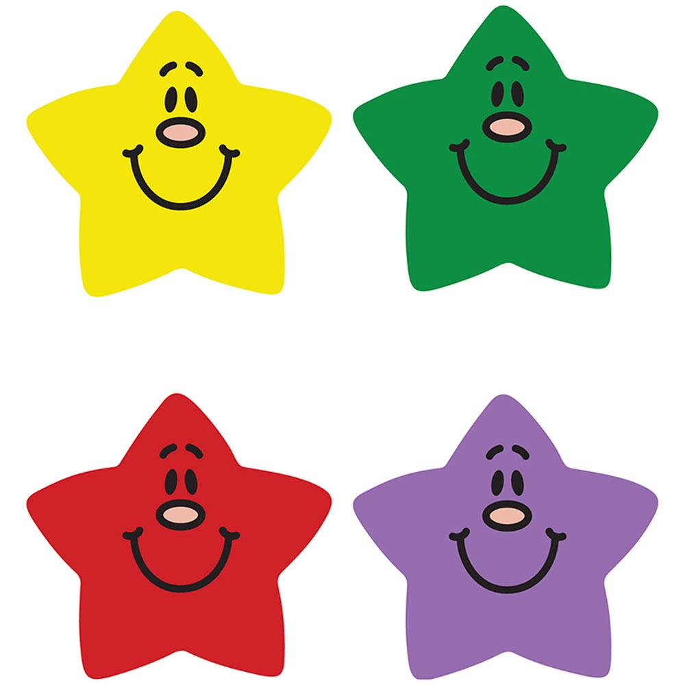 Smiling Stars Seals For Incentive Charts