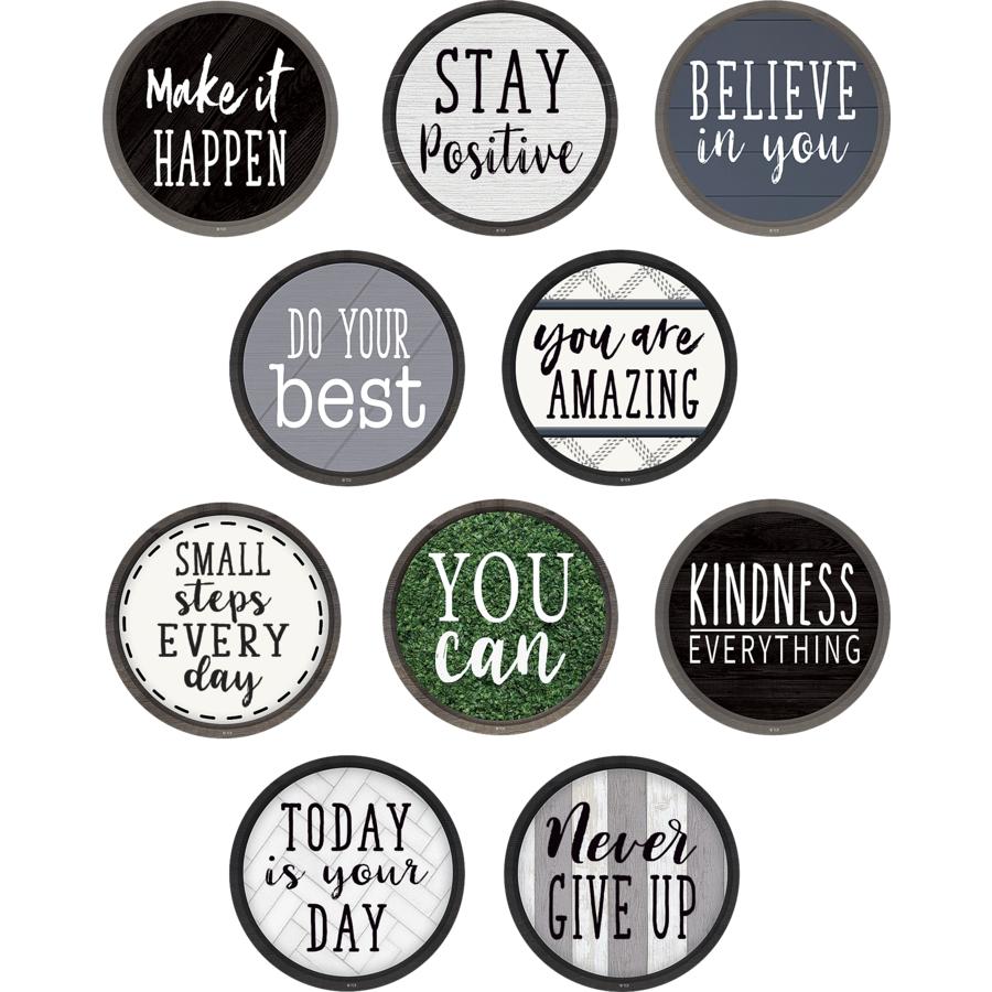 Modern Farmhouse: Positive Sayings Accent, 30/pack