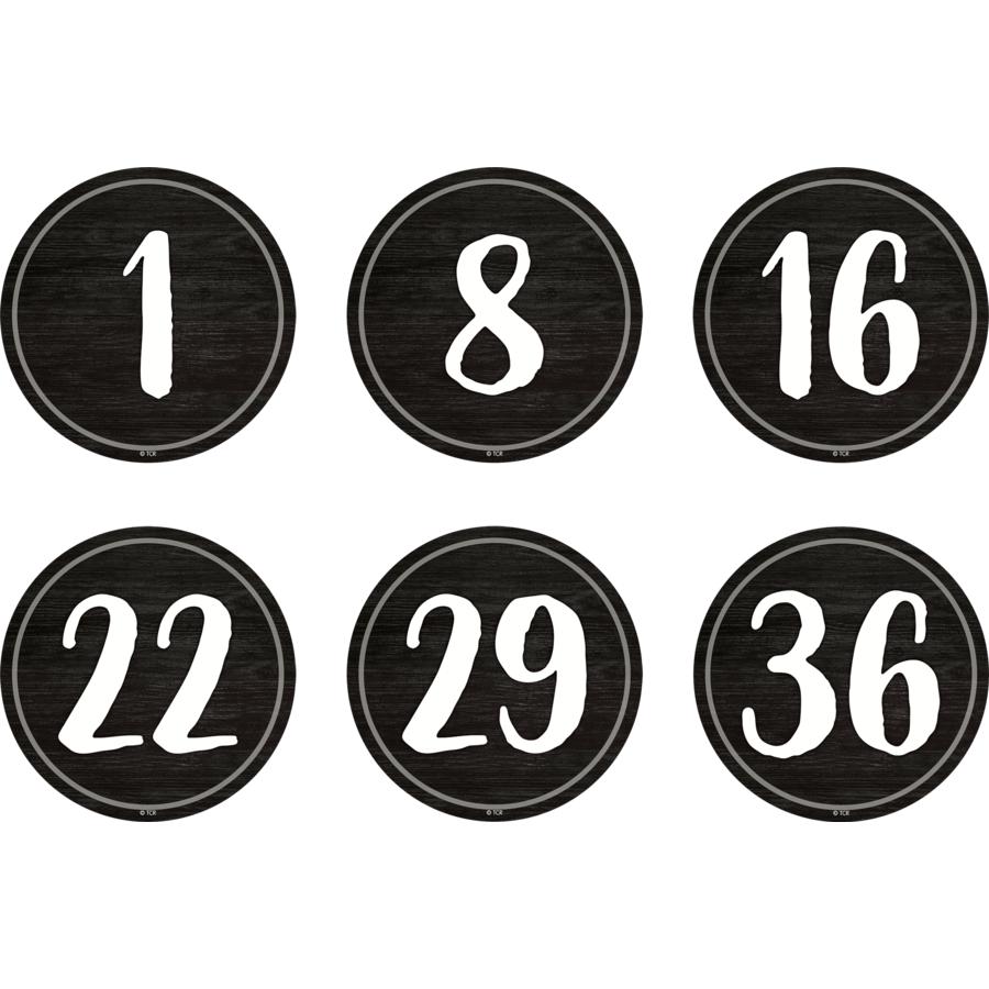 Spot On Floor Markers Modern Farmhouse Numbers 1-36, 4