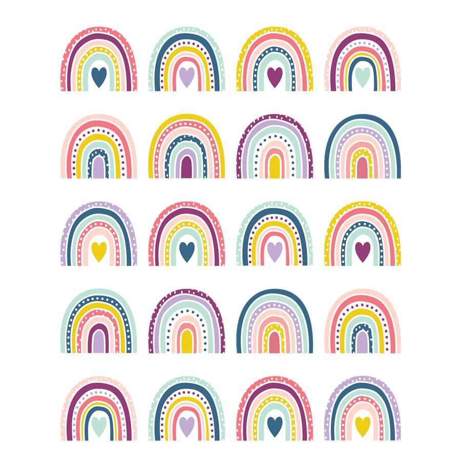 Oh Happy Day Rainbows Stickers, 120ct