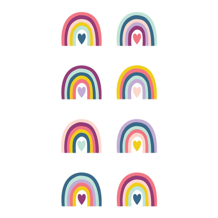 Oh Happy Day Rainbows Mini Stickers, 378 Per Pack