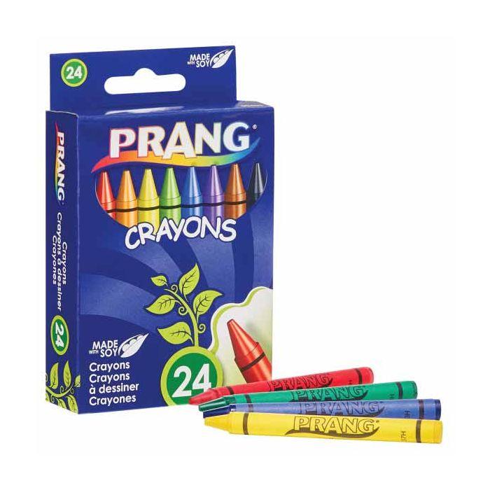 Prang Crayons, 24 Colors Regular Size, Hang Tab, 24ct