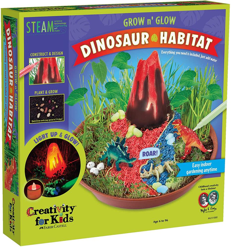  Grow N ` Glow Dinosaur Habitat, Ages 6 +
