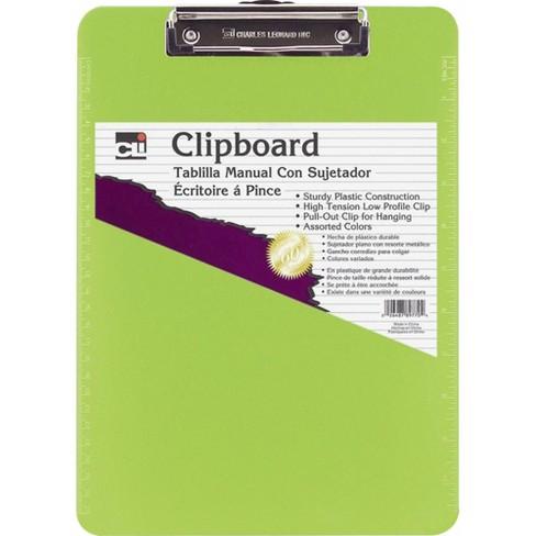 CLIPBOARD PLASTIC GREEN