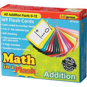 Math In A Flash Cards - Addition