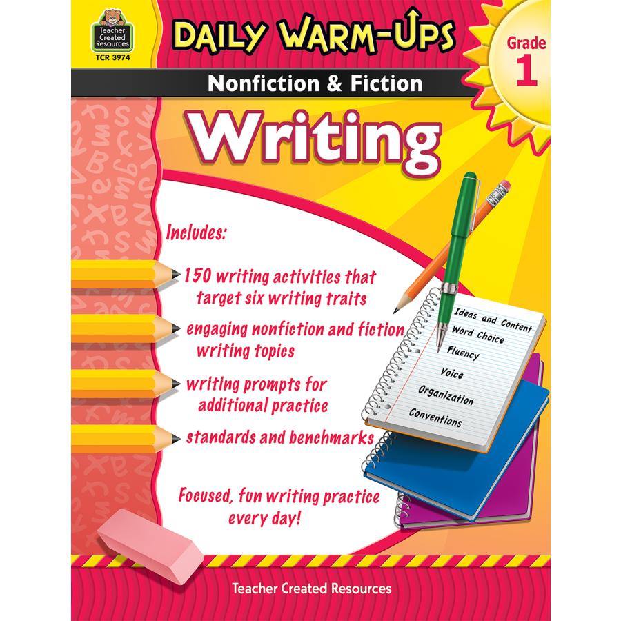 DAILY WARM UPS GR 1 NONFICTION & FICTION WRITING BOOK