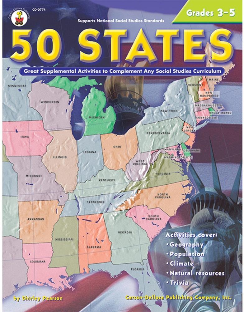  50 States Resource Book Grade 3- 5