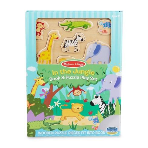  Book & Puzzle Play Set : In The Jungle