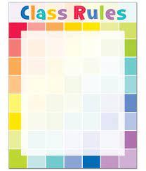  Class Rules Chart - Paint