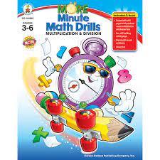  More Minute Math Drills Multiplication + Division Gr.3- 6