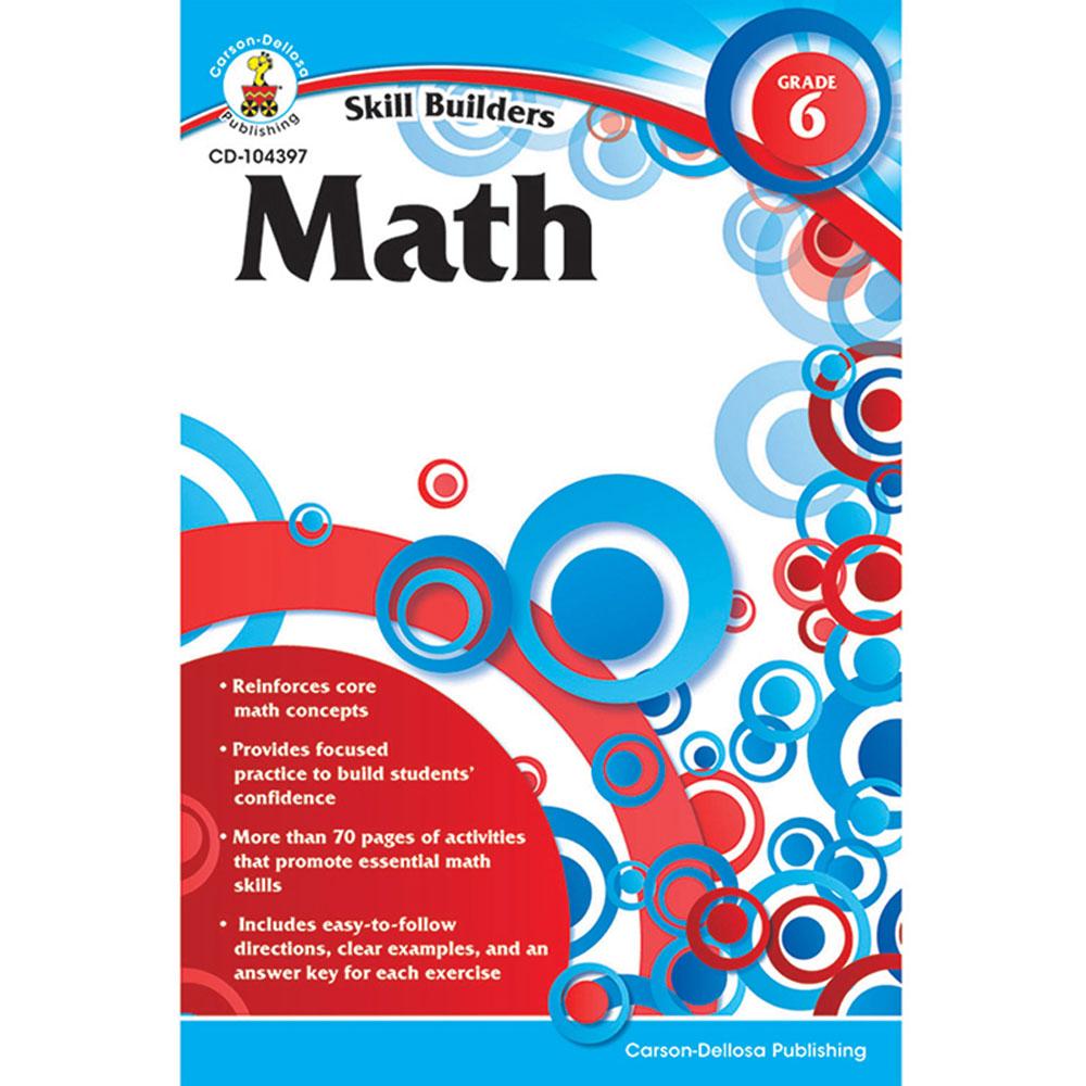 Skill Builders: Math Book Gr. 6