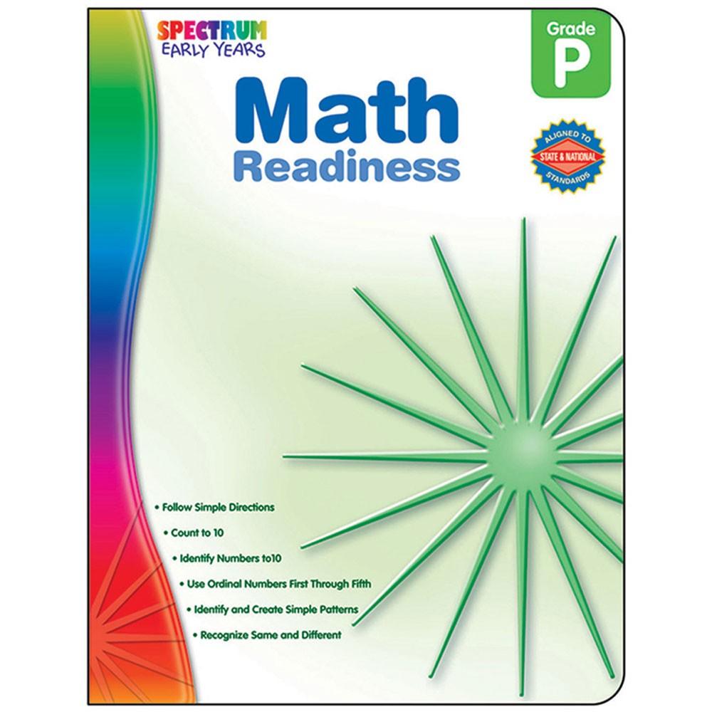  Spectrum Math Readiness Book, Gr.Pre- K