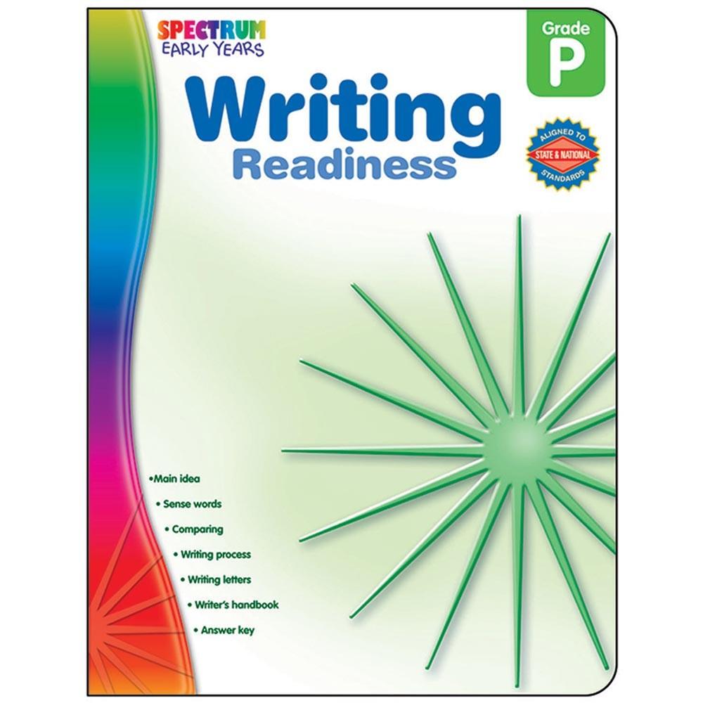 Spectrum Writing Readiness Book, Prek