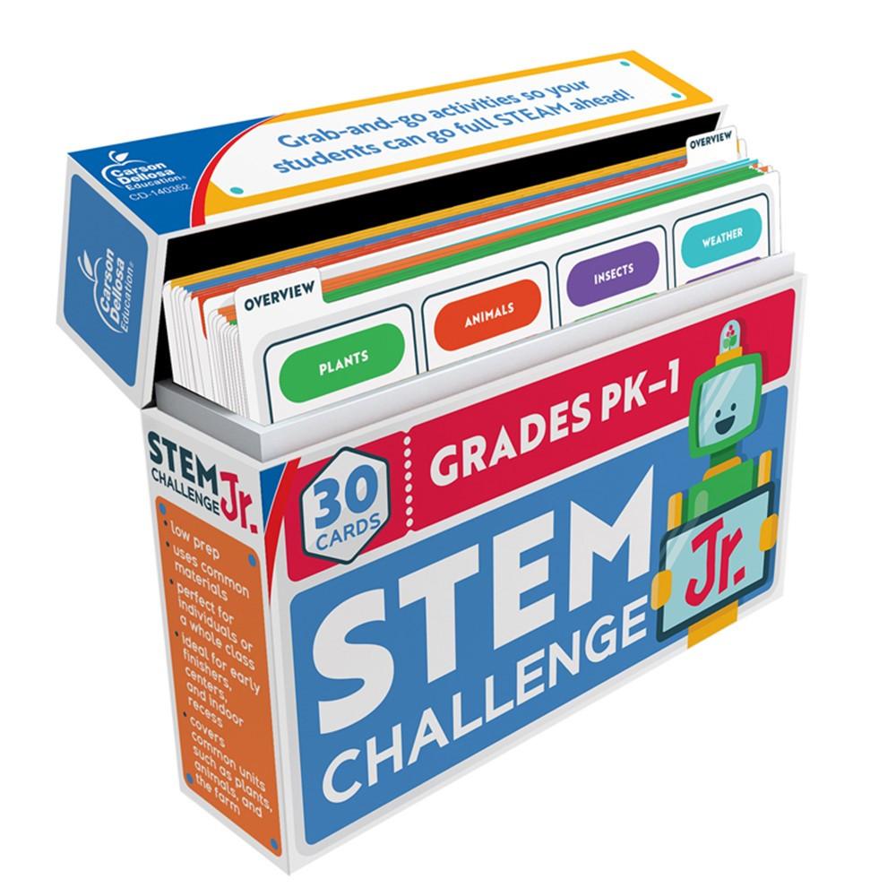 Stem Challenge, Jr. Learning Cards Prek-1