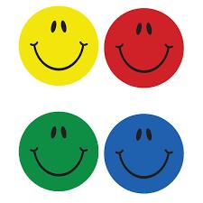 Smiles(multicolor) Seals For Incentive Charts