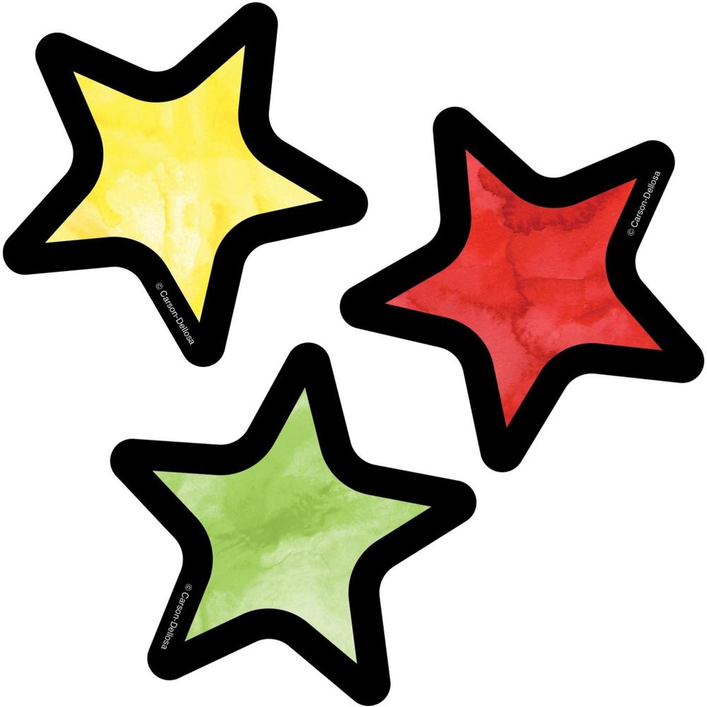 Celebrate Mini Colorful Cutout Star Learning