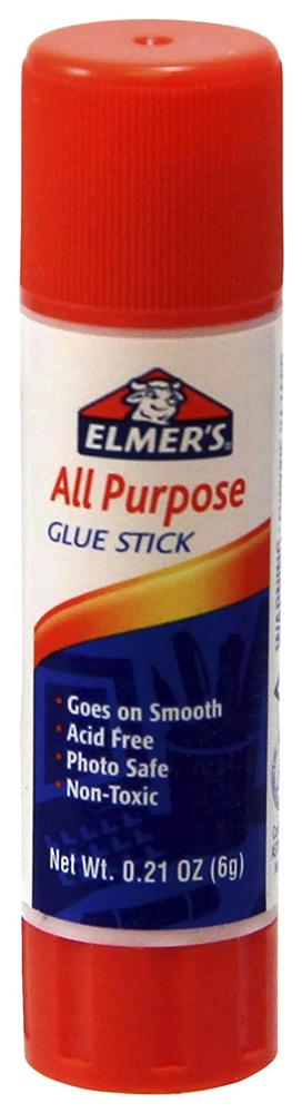 Elmers Ap Glue Stick, Washable, Purple, 0.21oz - Each