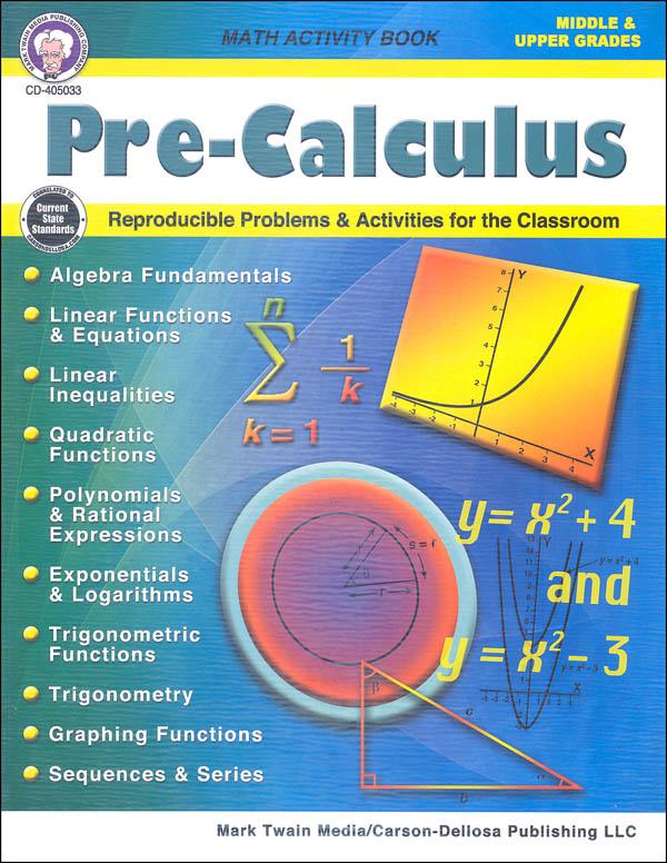 Pre-calculus Quick Starts Workbook Gr.6-12