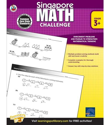 Singapore Math Challenge Gr.3+
