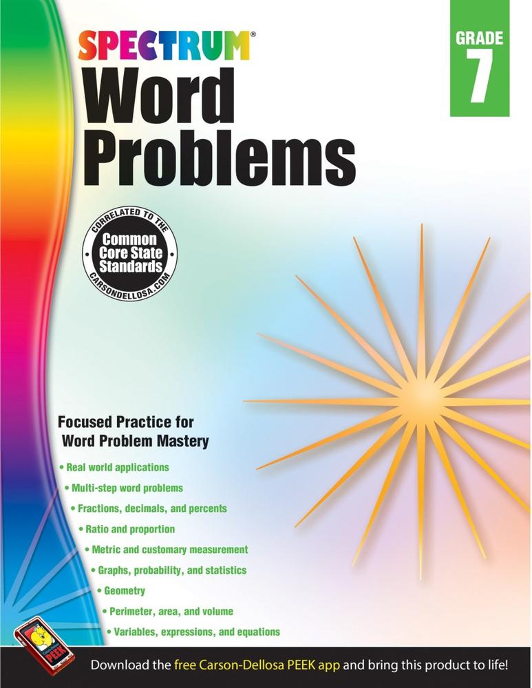 Spectrum Word Problems Gr. 7