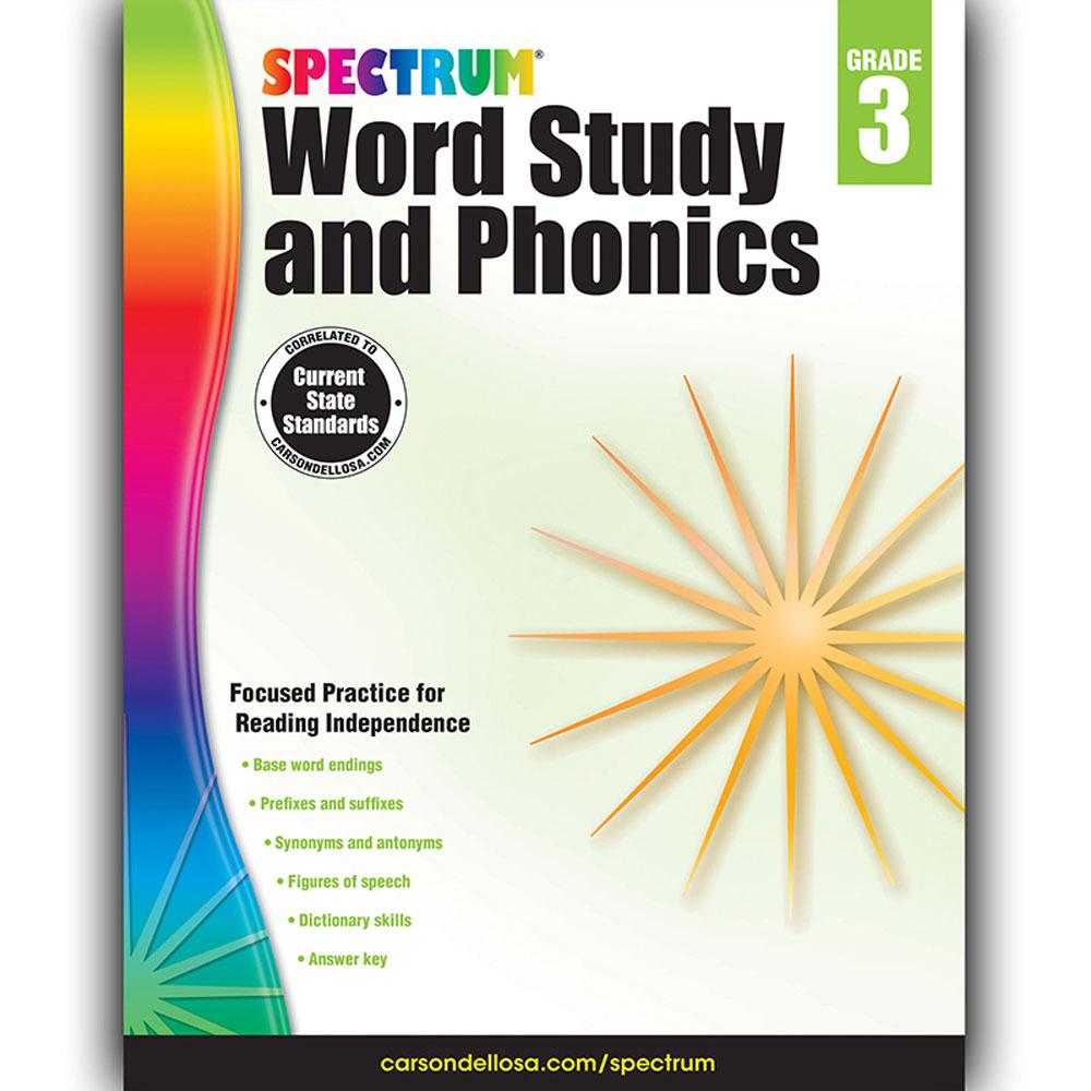 Spectrum Word Study & Phonics Gr.3