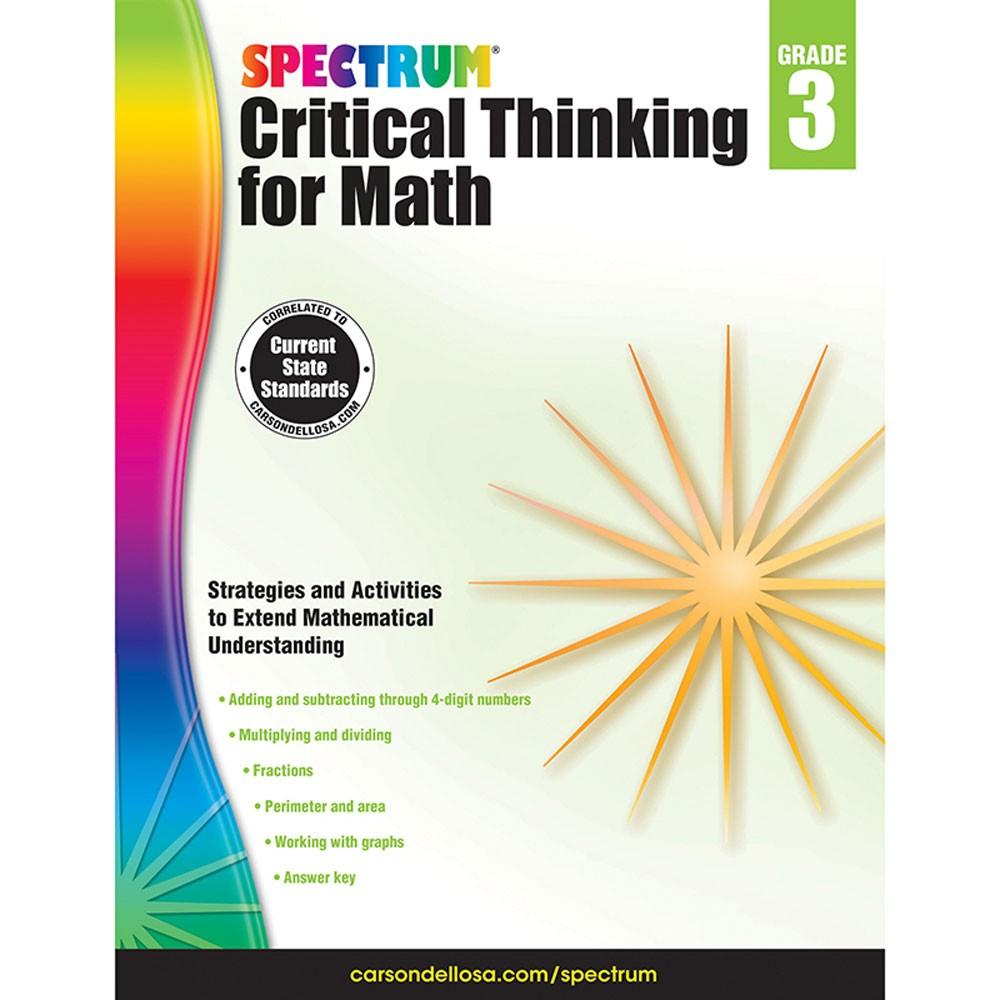  Spectrum : Math Critical Thinking Gr.3