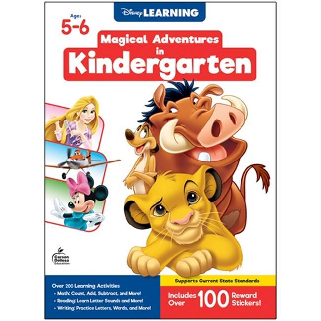 Disney Learning: Magical Adventures In Kindergarten Bk
