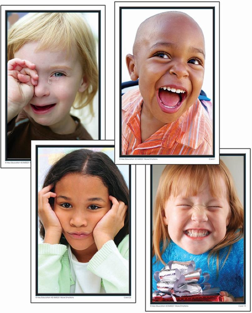 Photographic Learning Cards: More Emotions Gr. Pk-1