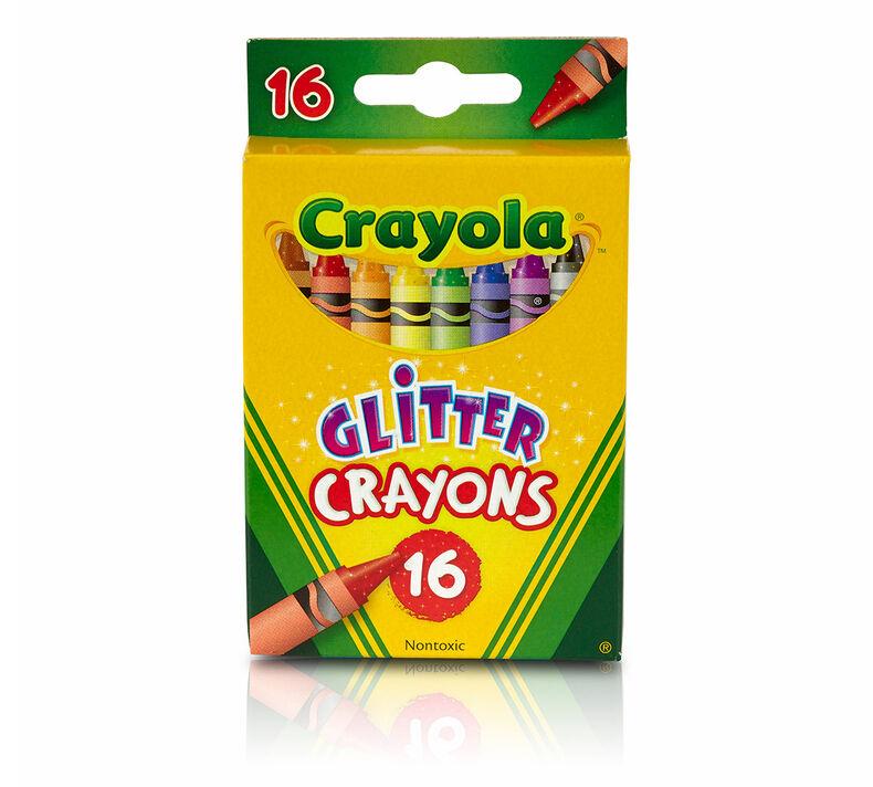 Crayola 16ct Glitter Crayons