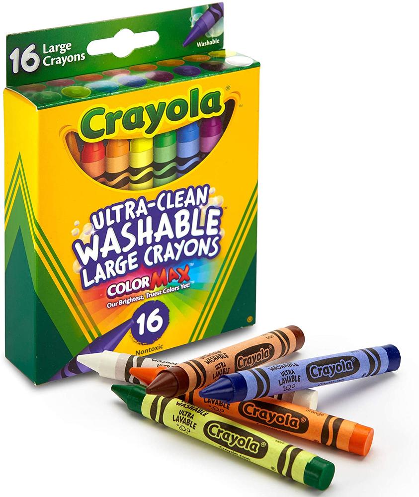  Crayola Washable Crayons 16ct Reg Size