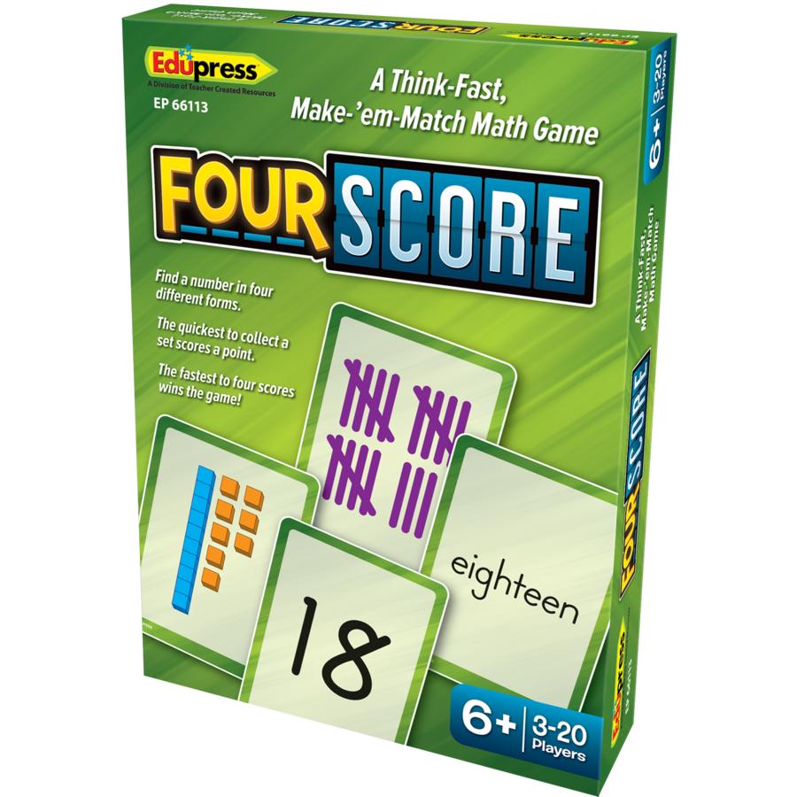 Four Score Card Game - Math