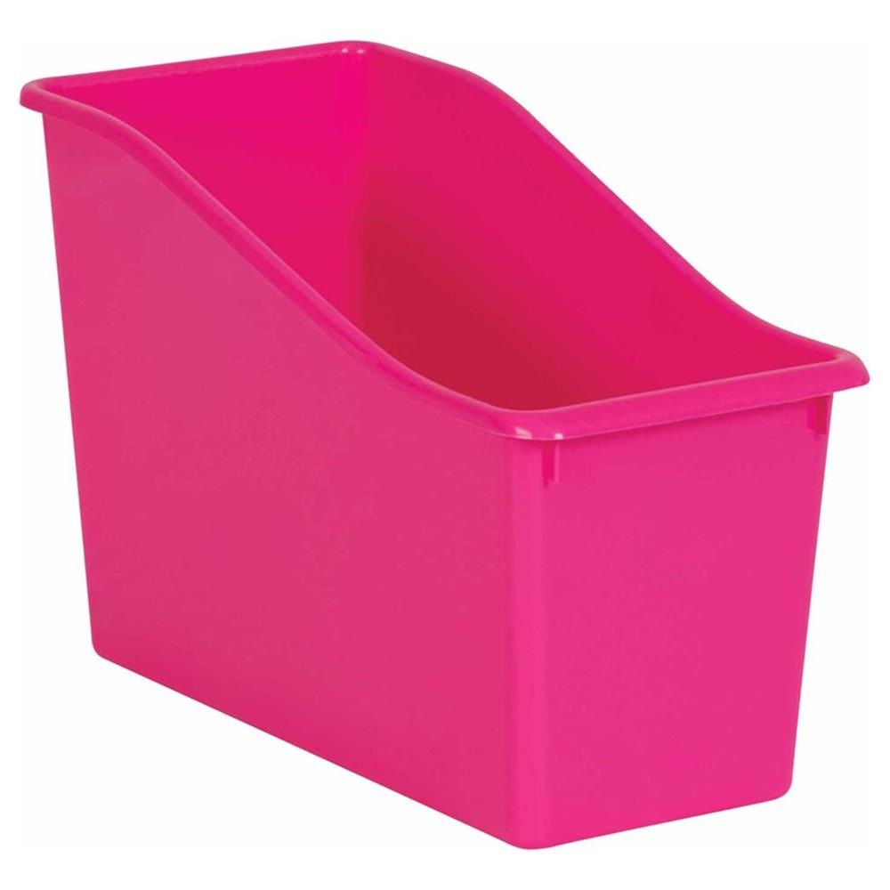 Pink Plastic Book Bin