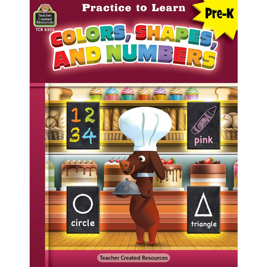 Practice To Learn: Colors/shapes/numbers Prek