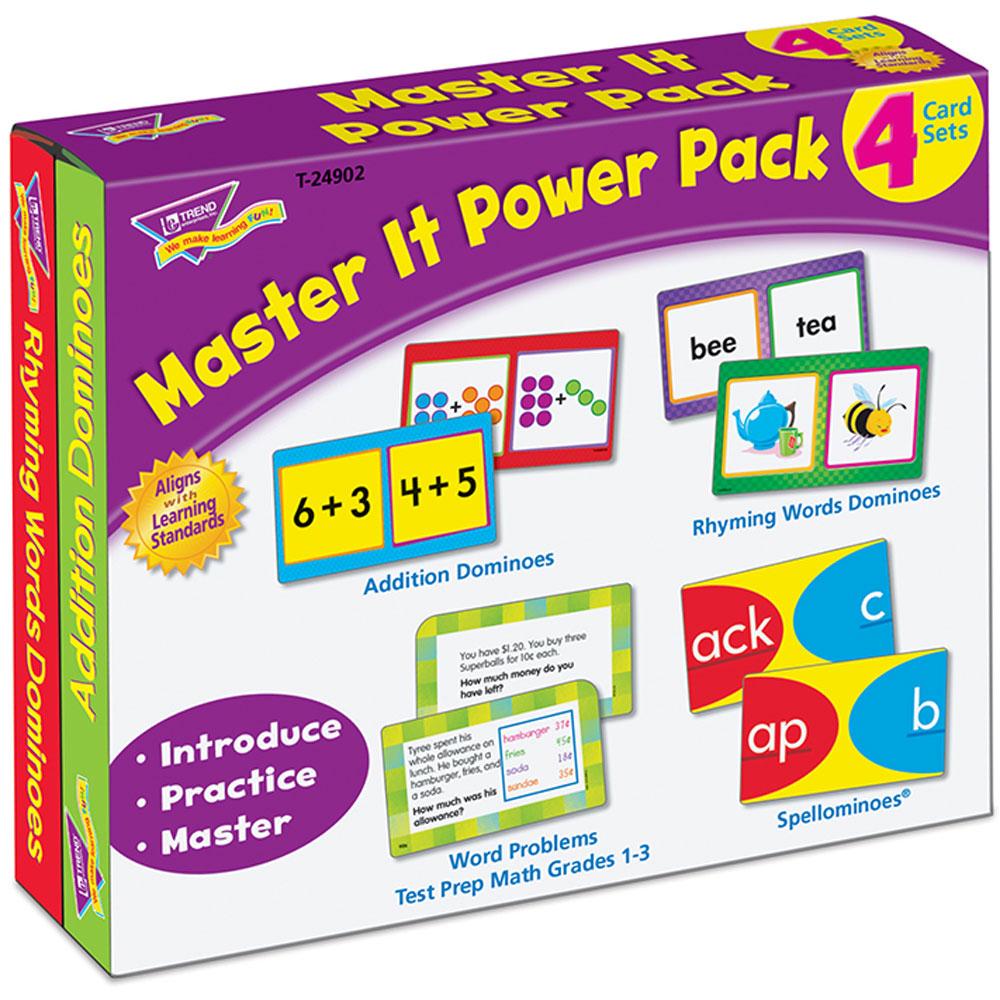 Master It! Power Pack Challenge Cards, 4 Card Sets - Flash Cards