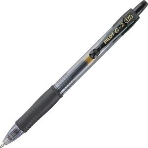 G2 1.0mm Gel Pen - Bold Point - Refillable - Retractable - Black