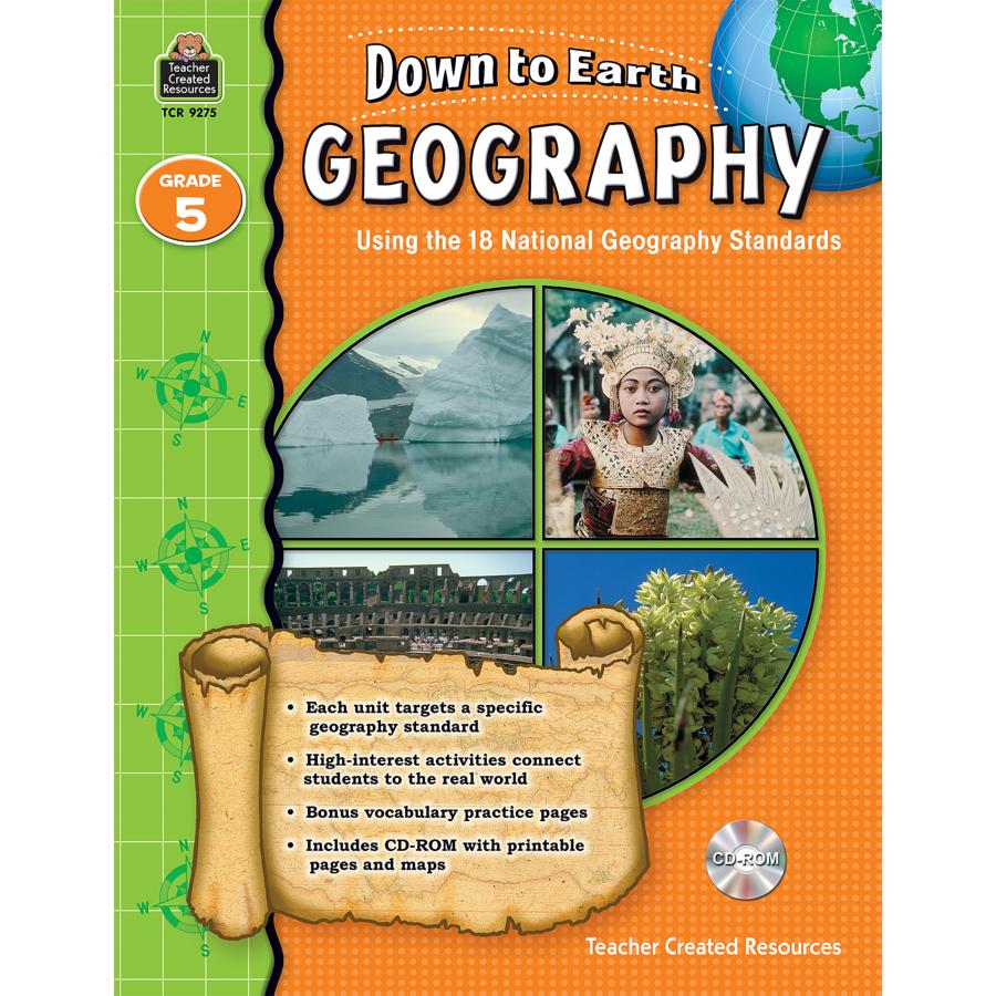 DOWN TO EARTH GEOGRAPHY GR 5 BOOK W/CD