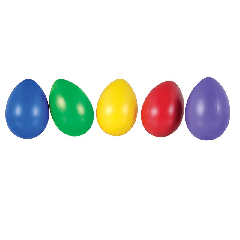 Jumbo Egg Shakers, Set Of 5, Measures 2.5